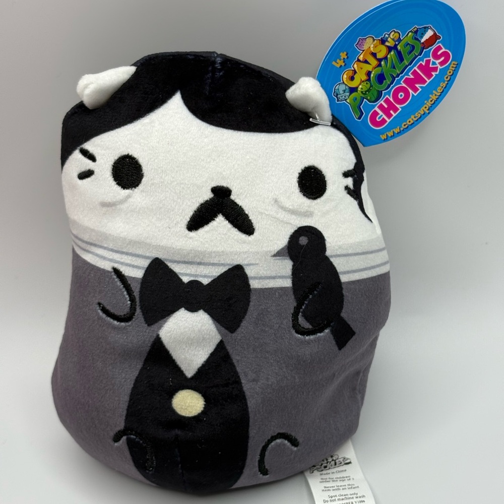 New 2022 Cats vs Pickles Chonks EDGAR #409 Beanbag Plush 6” Stocking Stuffer